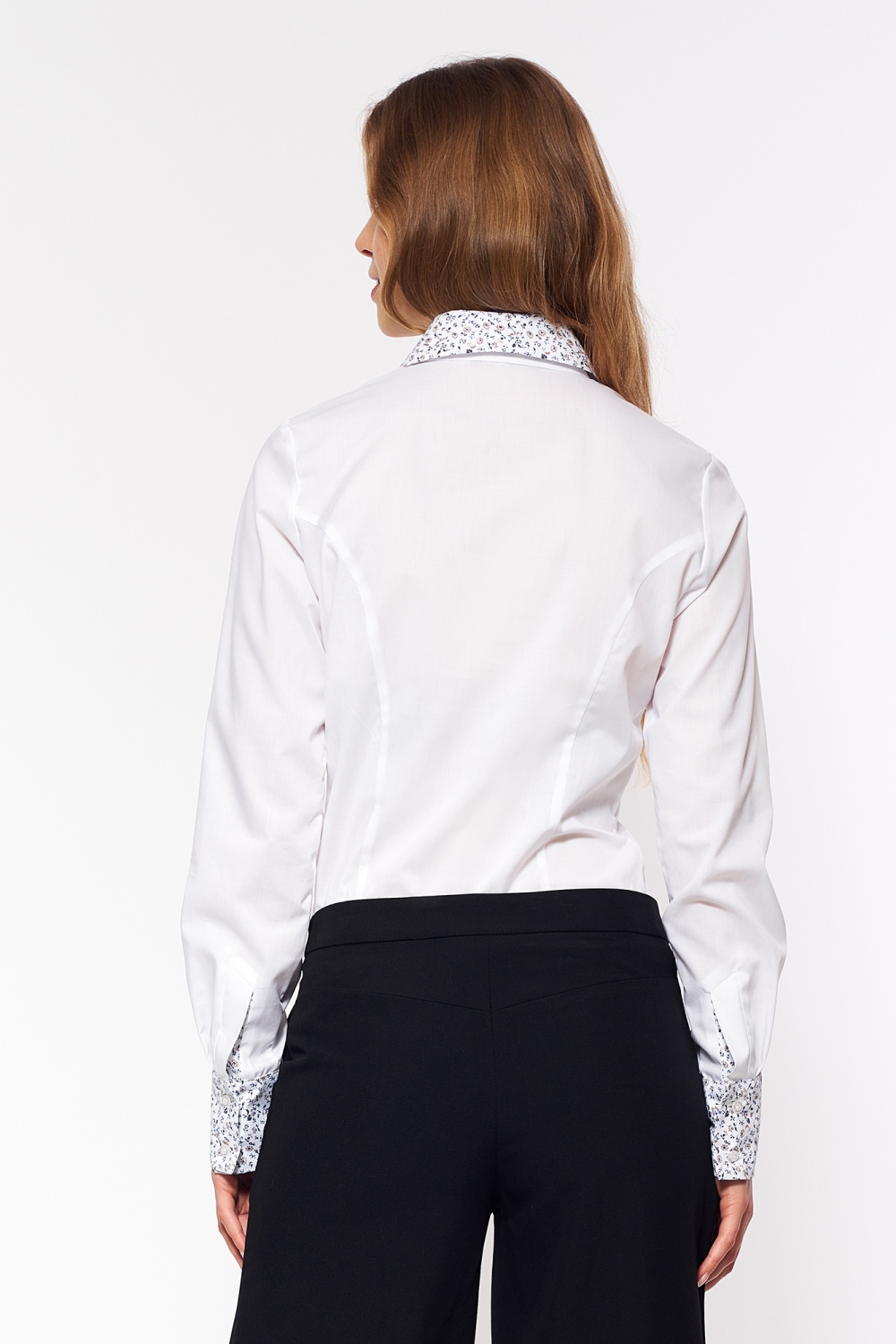 Chemise manche longue blanche – Image 3