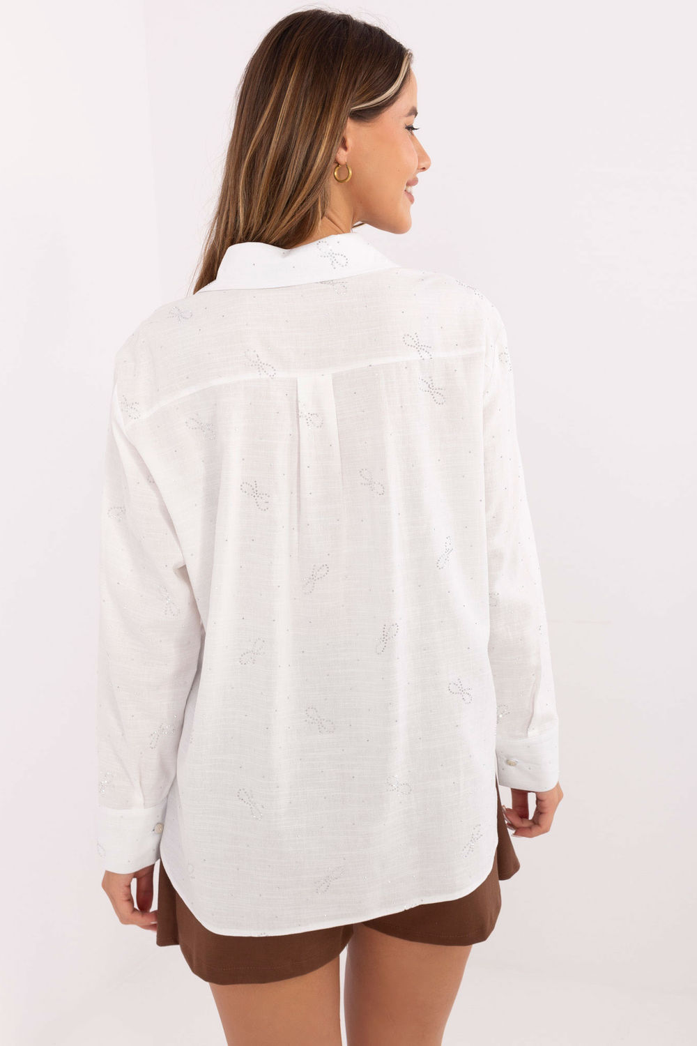 Chemise manche longue blanche – Image 3