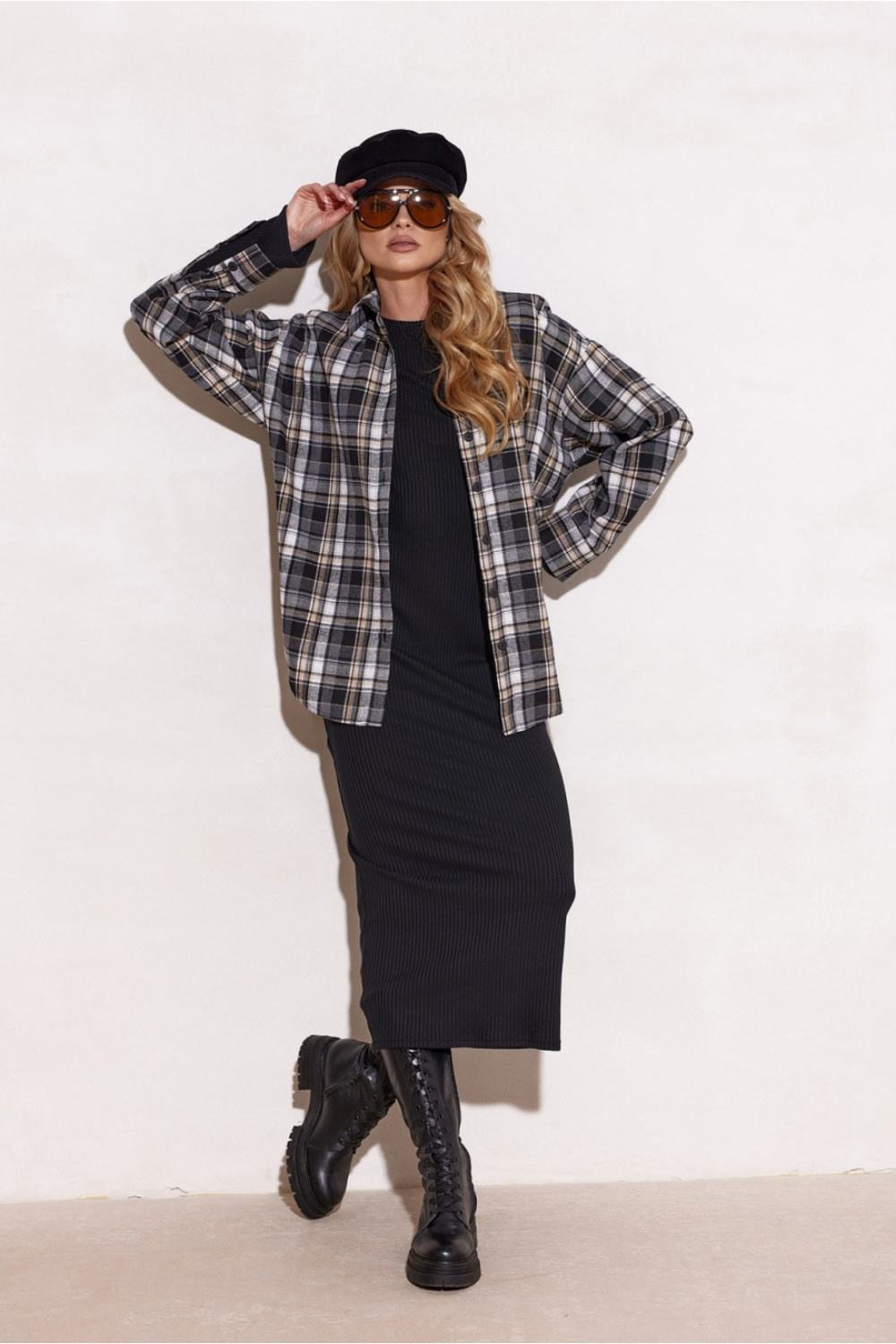 Chemise manche longue multicouleur