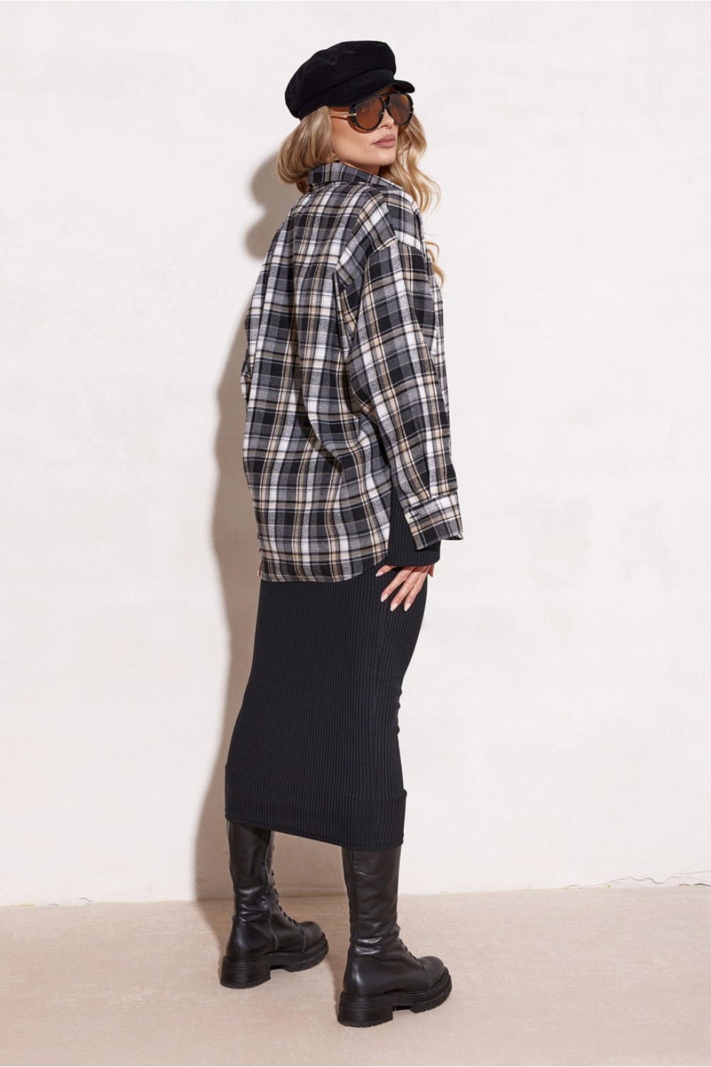 Chemise manche longue multicouleur – Image 3