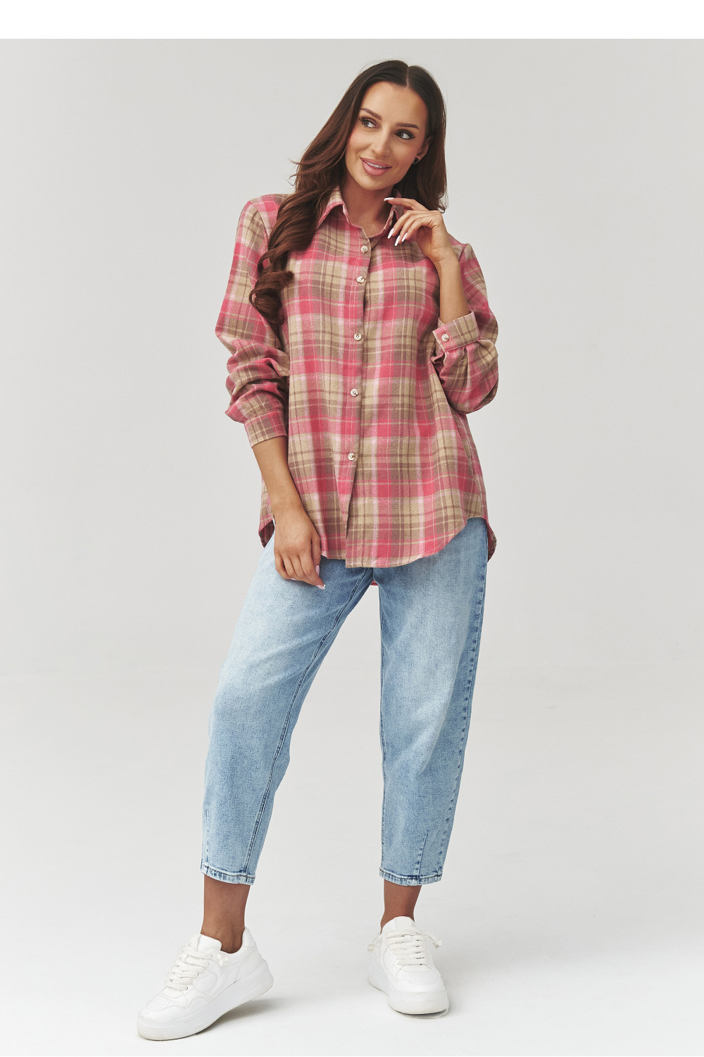 Chemise manche longue multicouleur – Image 2