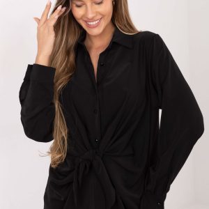 Chemise manche longue noire