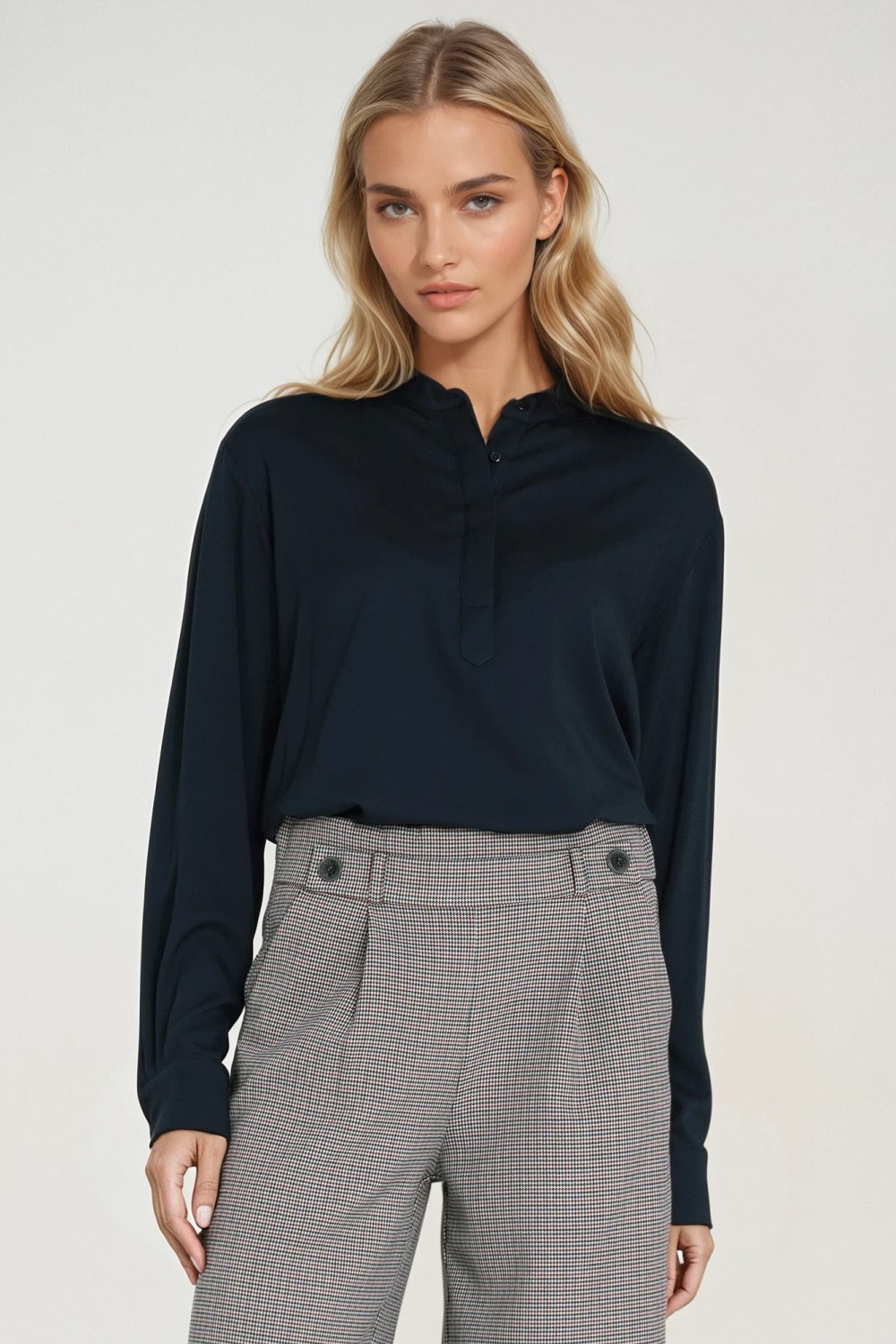 Chemisier bleu marine