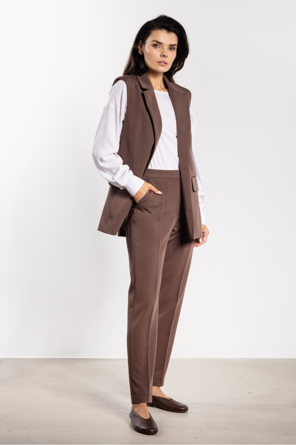 Gilet brun – Image 2