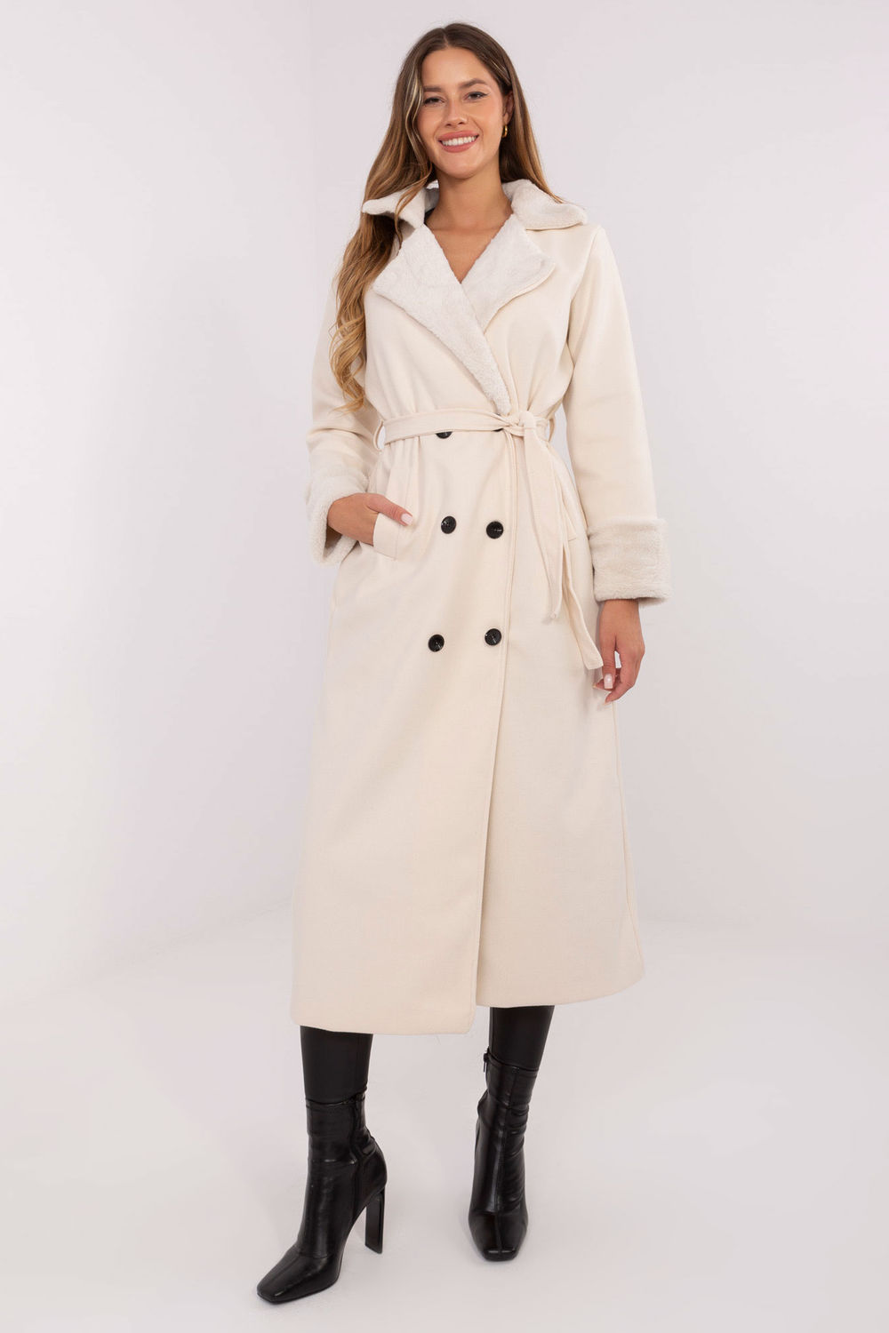 Manteau beige