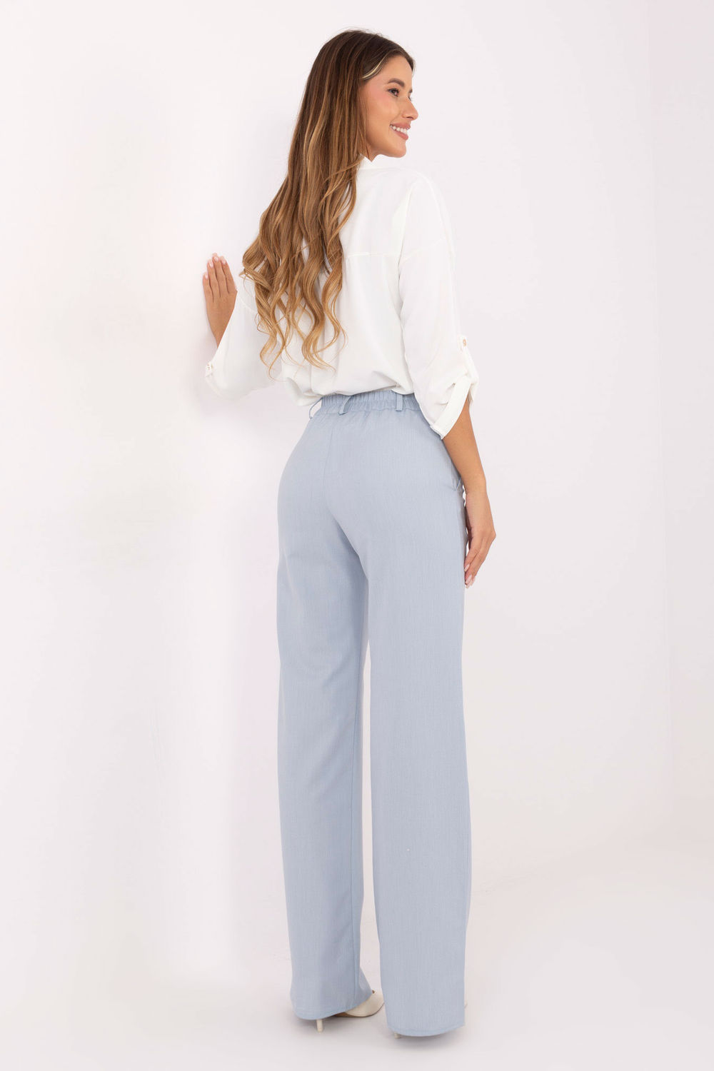 Pantalon femme bleu – Image 3