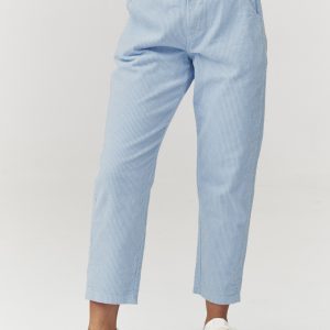 Pantalon femme bleu