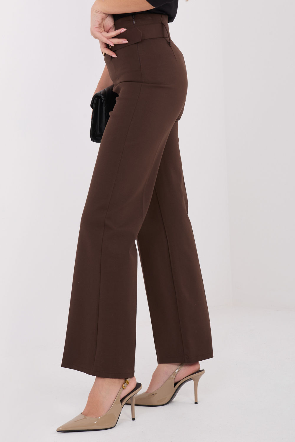 Pantalon femme brun – Image 2