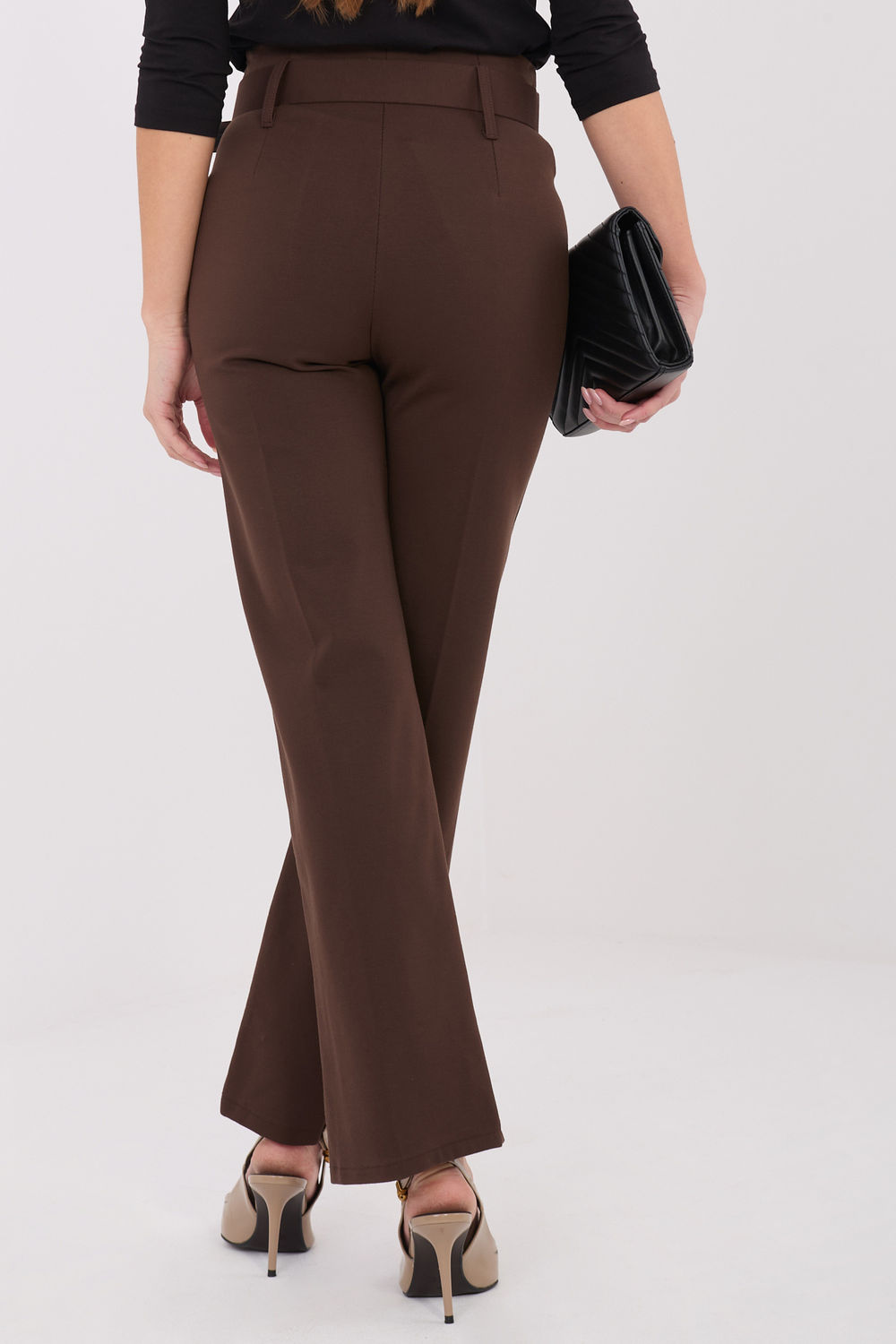 Pantalon femme brun – Image 3