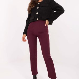 Pantalon femme rouge