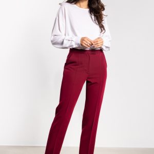 Pantalon femme rouge