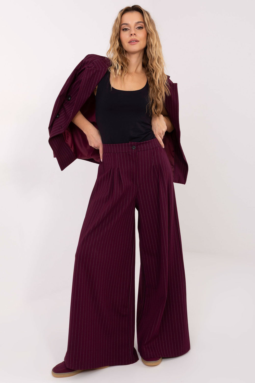 Pantalon femme rouge