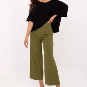 Pantalon femme vert