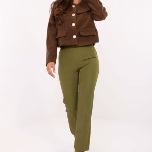 Pantalon femme vert