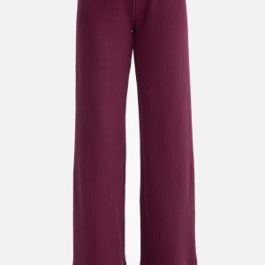 Pantalon femme violet