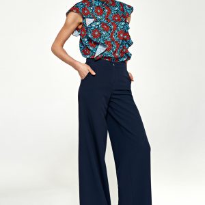 Pantalon long bleu marine