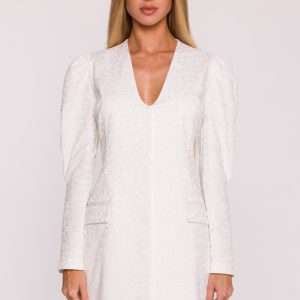Robe de cocktail beige