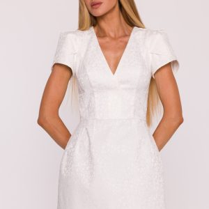 Robe de cocktail beige