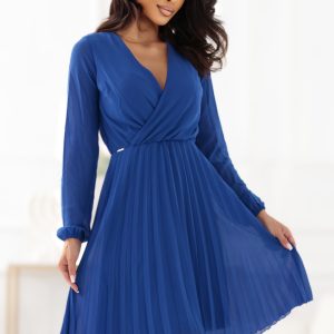 Robe de cocktail bleue