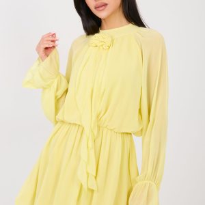 Robe de cocktail jaune