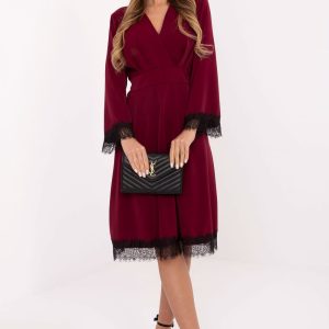 Robe de cocktail rouge