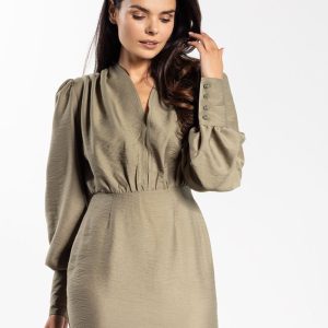 Robe de cocktail verte