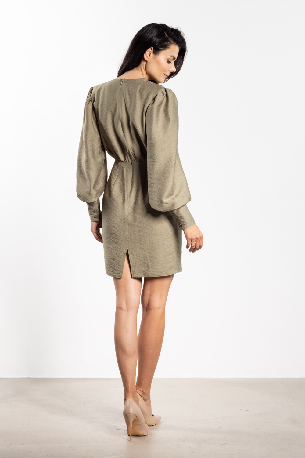 Robe de cocktail verte – Image 3