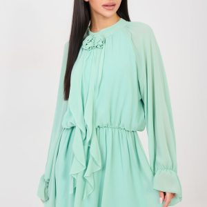Robe de cocktail verte