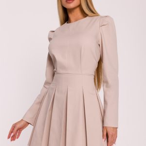 Robe de jour beige