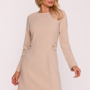 Robe de jour beige