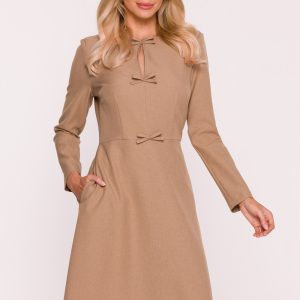 Robe de jour beige