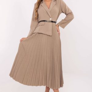 Robe de jour beige