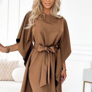 Robe de jour beige