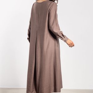 Robe de jour brune