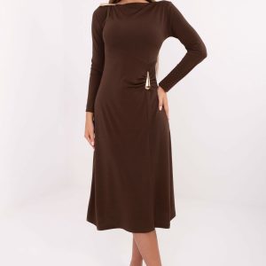 Robe de jour brune