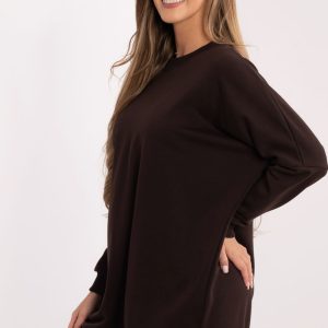 Robe de jour brune