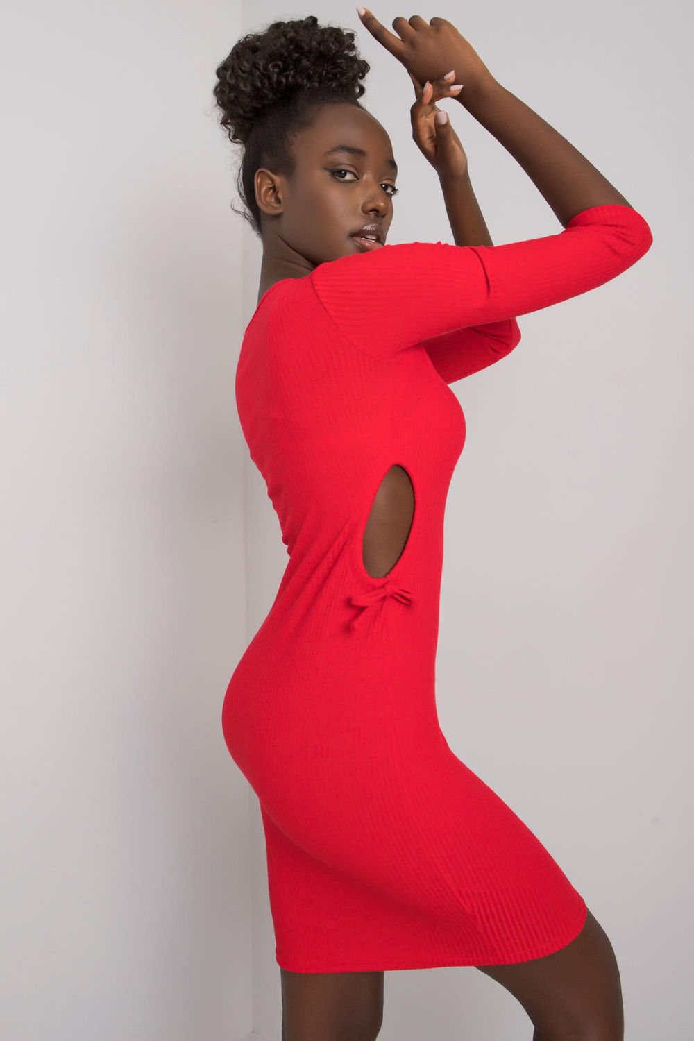 Robe de jour rouge – Image 2
