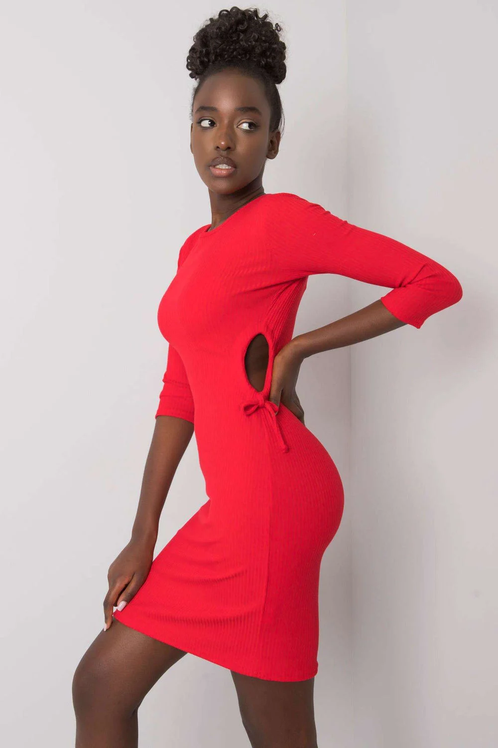 Robe de jour rouge – Image 4