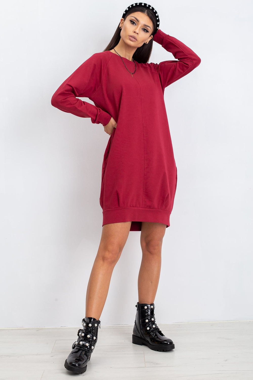 Robe de jour rouge – Image 2