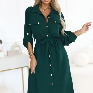 Robe de jour verte