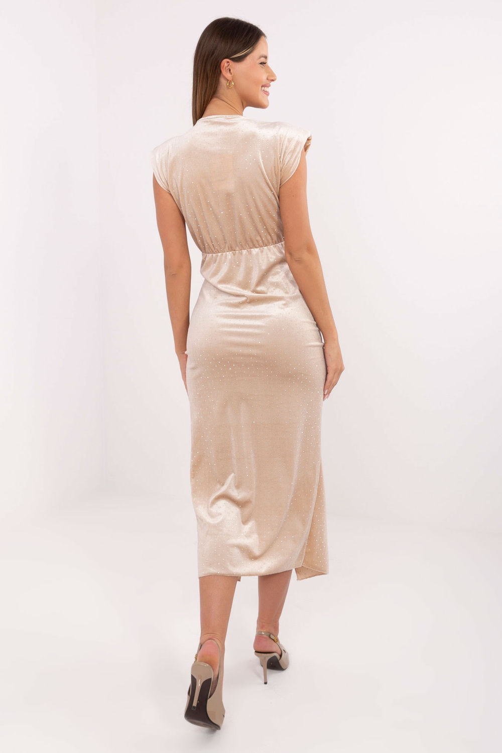 Robe de soirée beige – Image 3