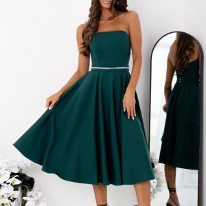 Robe de soirée verte
