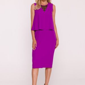 Robe de soirée violette