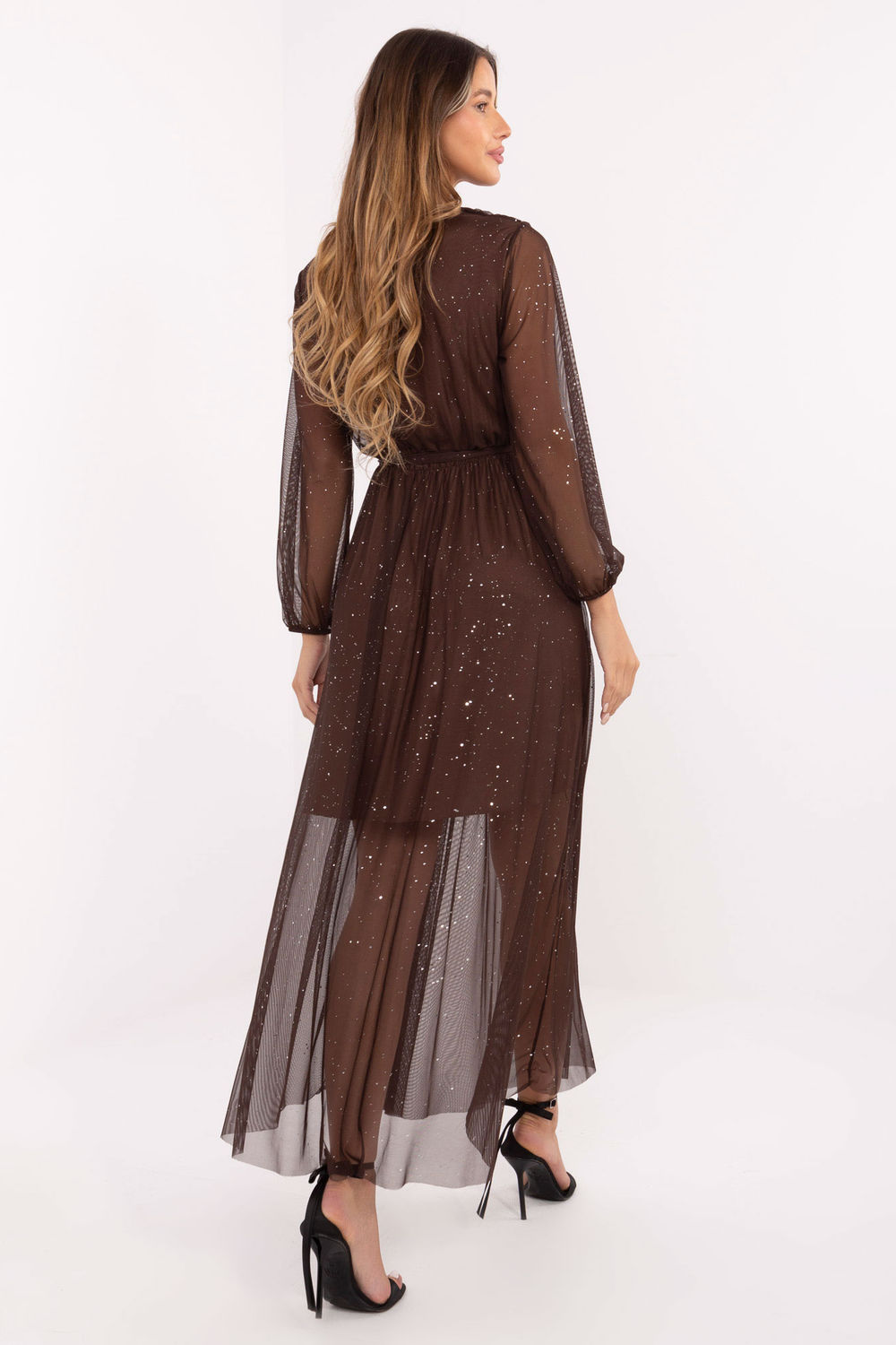 Robe longue brune – Image 3