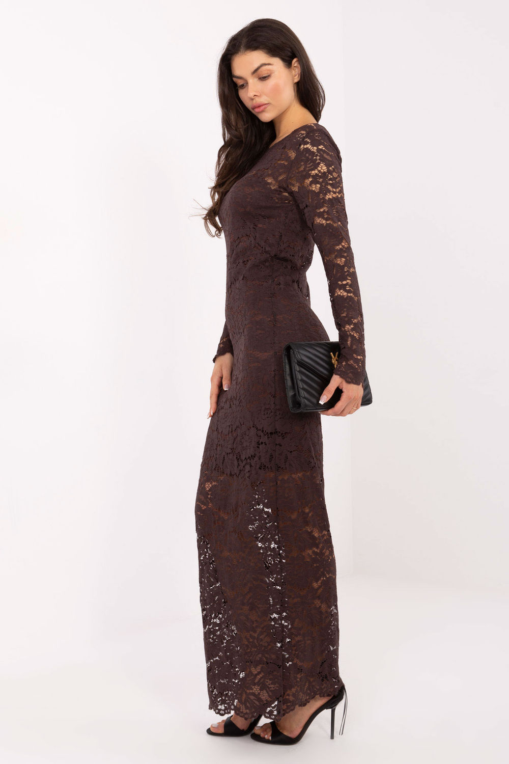 Robe longue brune – Image 2