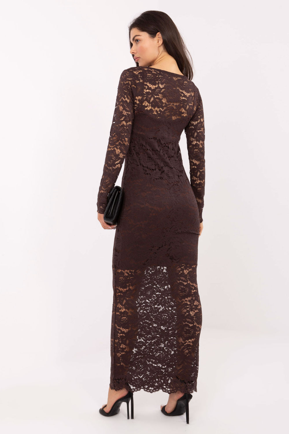 Robe longue brune – Image 3