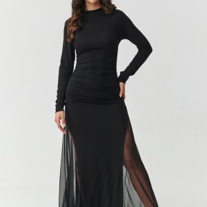 Robe longue noire