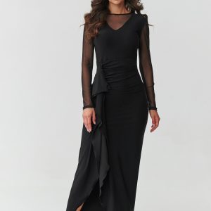 Robe longue noire