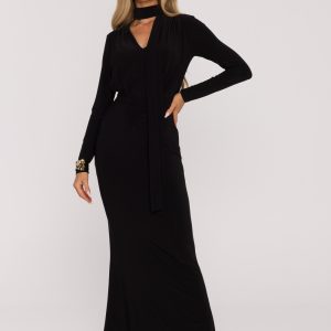 Robe longue noire