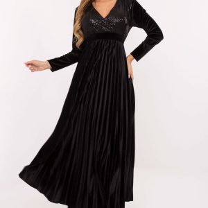 Robe longue noire